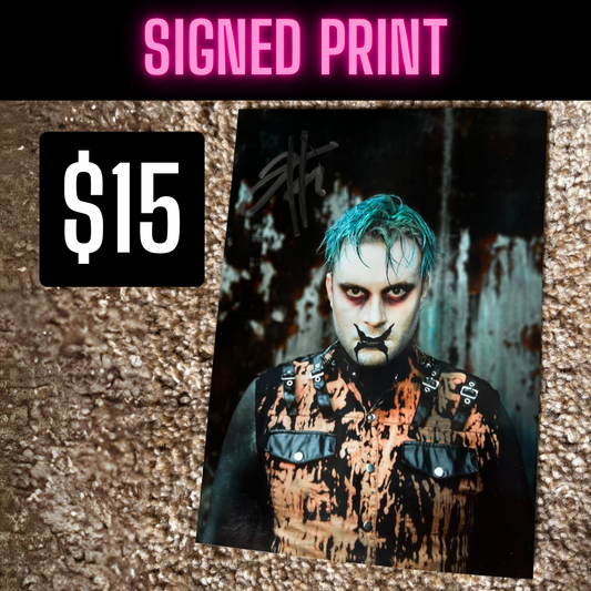 Signed Print - X Face